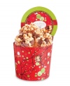 Harry & David's ultimate treat is packed and ready for gift-giving! Moose Munch® popcorn is coated in buttery caramel, tossed with fresh nuts and dipped in chocolate for an irresistible snack. This festive drum tin is filled to the brim with three exciting flavors of Moose Munch®: Caramel, Milk Chocolate and Dark Chocolate.