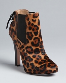 Animal (print) lovers rejoice: this DIANE von FURSTENBERG takes the leopard look into the must-have bootie silhouette with roaring results.