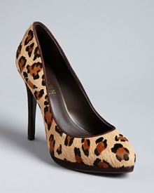 These Lauren Ralph Lauren high heel platform pumps prove that leopard print can be more class than flash. This tastefully executed style speaks to the exotics trend and works for work or play.