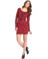 A fall staple, Kensie's belted sweater dress is perfect over tights and boots!