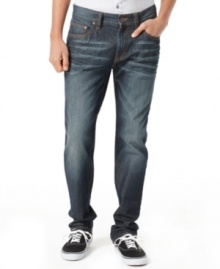 Upgrade your denim with a pair of these skinny fit jeans from American Rag.