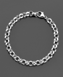 It's easy to see that you lead a charmed life-with Rembrandt Charms' sterling silver charm bracelet.