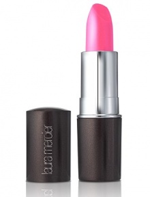 This innovative gel-based lipstick will cushion your lips in soft-comfort color with a shine finish. The clear lip color base allows for a bold bullet with pure color registration while the super smooth formula leaves lips with a soft color payoff. The emollient rich formula features peach, apricot, and almond oils. Dermatologist and allergy tested. Preservative-Free. 