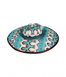 Get sun protection while maintaining high style with this luxe patterned hat from Missoni - Floppy style, wide brim, all-over signature Missoni print - Wear with a flowing maxi dress or with a sheer caftan and a Missoni bikini