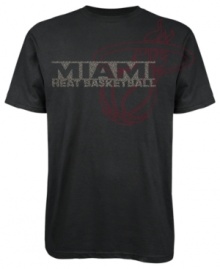 Show your love for the Miami Heat in this cool graphic tee by adidas.