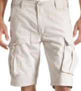 Get active, stay comfortable. These Levi's cargo shorts will have no problem keeping up with you all day long.