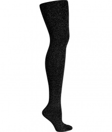 Crafted from the finest mix of cashmere and silk, Fogals shimmering metallic tights set a glamorous foundation for endless evening looks - Opaque, comfortable knit waistband, knitted-in heel and toe - Perfect for wearing to cool weather cocktails