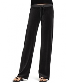 Juicy Couture's signature velour pants are perfect for lounging on the weekends.