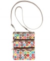 The triple zip pockets on the Kasey crossbody bag from LeSportsac make it perfect for your busiest days.