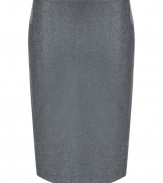 Finish tailored business looks on a sleek note with Brunello Cucinellis stretch wool skirt, detailed with contrast tonal paneling for an understated modern edge guaranteed to upgrade your outfit - Hidden back zip, paneled construction, kick pleat - Slim tailored fit - Team with feminine blouses and bright statement heels