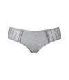 Sweet heather grey jersey panty - These casual panties are perfect for everyday wear - Comfortable fit with an adorable classic cut - Perfect under any outfit - Made by high-end intimate apparel brand Kiki de Montparnasse