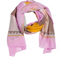 Wrap yourself up in high style with this Pucci printed cotton Pareo - Geometric printed easy-to-style scarf - Style with an elevated jeans-and-tee ensemble or tie around your waist for beachside chic