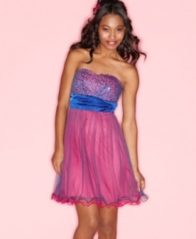 Be a party darling in this tulle and sequin confection, a.k.a. the perfect party dress from BCX!