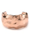 Finish your look with this gorgeous hammered cuff in on-trend rose gold from Alexis Bittar.