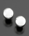 Shining silvertone studs add a glisten to your look. By Lauren Ralph Lauren.