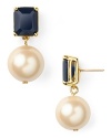 Exude classic polish with kate spade new york's pearl drop earrings. The sophisticated sparklers love to go out in style, so wear yours with a lace frock and metallic pumps.