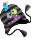 Don't fear the cold. This Greendog monster hat has the right style to keep him toasty in a cool way.