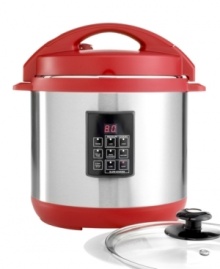 Pressure's off-cook with ease & confidence in the kitchen with this do-it-all tool, which whips up steamed veggies, tender meats and much more . A pressure and slow cooker in one features high and low settings for a wide range of delicious dishes and entrees. The self-locking lid and automatic pressure release setting put safety . 1-year warranty. Model 670041430.