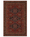 Old-world elegance. Breathtaking design. Made from semi-worsted New Zealand wool in a spectrum of rich, rustic colors, this Couristan area rug updates ancient patterns for today's well-decorated home.