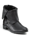 Trend right and cool with a rugged heel, these Dolce Vita ankle boots will weather the season in style.