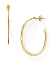 Going for the gold doesn't get more glamorous than with this pair of simply styled 18-karat vermeil hoops from Gorjana, which feature a slim, organic design.