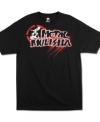 Pull off freestyle tricks and stunts in this solid t-shirt by Metal Mulisha.