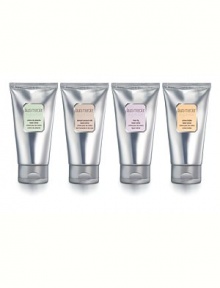 Hand Crème Quartet features our luxuriously hydrating hand crème in Laura's 4 delicious gourmande fragrances. This ultra-rich crème leaves hands velvety-soft and hydrated, never greasy. Collection features 4 perfectly portable 1 oz. tubes stacked in a stocking-friendly clear tube. Includes Laura's 4 iconic fragrances: Almond coconut milk, crème brulée, crème de pistache and fresh fig. Made in USA. 