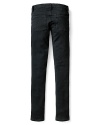 From Aqua, the on-trend skinny silhouette uniquely rendered in lush French terry cloth.