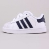 There's so much you want to give your little one. Why not start with a sense of style? The adidas Superstar is one of our most beloved classics and available in a size for the next generation of superstars. Imported.