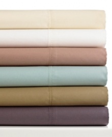 Pure luxury! These Calvin Klein Florence Stitch pillowcases are crafted with exceptionally soft 500-thread count pima cotton solid sateen fabric for endless comfort.