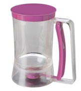 Pour with precision-simply add batter and pull the handle of this dispenser for mess-free prep of cupcakes, pancakes and more. Long gone are the days of spooning out batter, getting your hands sticky and cleaning up drips and spills because this dispenser puts batter in its place for picture perfect presentation. 10-year warranty.