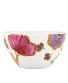 In an inspiring display of alluring watercolors, this elegant all-purpose bowl offers a bright, contemporary addition to your table. Mix and match across the Lenox Floral Fusion dinnerware collection for a stunning presentation. Qualifies for Rebate