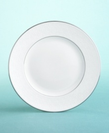 Here, Martha Stewart's design team crafts a modern design with subtle matte mica sheen, similar to mother-of-pearl. An ornate pink lustreware plate in her personal collection inspired the tone-on-tone motif. Two distinct borders adorn the pieces: A latticework border for dinner, salad, and bread and butter plates, and scrolling leaf and beach rose borders on accent plates and teacups. Petal Lattice is comprised of design variations in a single setting to inspire you to create your own tabletop style.