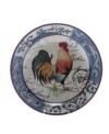 The vintage-inspired Lille Rooster serving bowl layers bird, Baroque florals and letters from France in a shape for modern tables that's steeped in old-world charm. From Certified International's collection of serveware and serving dishes.