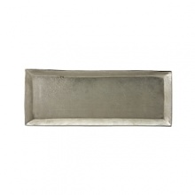 Organically molded under fire, this handmade tray exudes metal artistry with a New York edge.