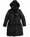 Get her comfy and cozy in this quilted puffer coat from S. Rothschild, perfect for any cold snap.