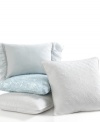 Complement the Spring Hill bedding collection with this throw pillow from Lauren by Ralph Lauren, featuring a vintage blue and white scroll design. Zipper closure.