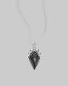 From the Superstud Collection. A grey cat's eye and quartz spike pendant suspends from a sterling silver chain link.Grey cat's eye Quartz Sterling silver Length, about 18 Pendant length, about 1½ Lobster clasp closure Imported 