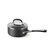 A nonstick surface and fantastic heat distribution earn this Simply Calphalon Nonstick sauce pan & lid a spot in your kitchen.