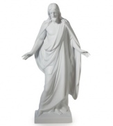 Keep the faith. Elegantly handcrafted in pure white porcelain, the Christus figurine from Lladro suffuses your home with hope and tranquility.