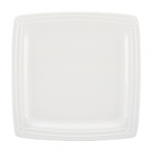 Wickford by kate spade new york is versatile white porcelain square platter in an elegant, updated shape embossed with a twisting rope and knot design.