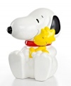 Save room for Snoopy and Woodstock! A cookie jar shaped like the adorable duo is a treat for Peanuts collectors and comical addition to any kitchen counter.