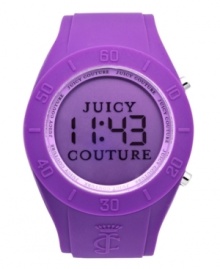 No shrinking violet, this vivid Sport Couture watch from Juicy Couture boasts allover purple.