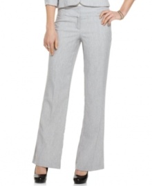 Add sleek balance to a tailored top or jacket with these wide leg pants from XOXO!