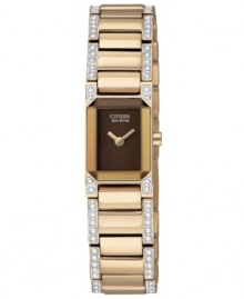 Feminine elegance with shimmering Swarovski elements: the Ciena by Citizen. With Eco-Drive watch technology that feeds off the power of natural and artificial light.