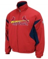 Extend the season. Display your team pride all year long in this St. Louis Cardinals jacket with Therma Base technology from Majestic.