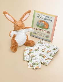 Make your little one feel extra-special with this classic bedtime story that comes with coordinating cotton pajamas.Written by Sam McBratney Illustrated by Anita Jeram Hardcover Cotton Machine wash Made in USA