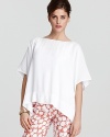 DIANE von FURSTENBERG Top - New Hanky Kimono Crepe