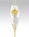 Take your whites to new heights: a sophisticated aerator provides a vigorous aeration flow, mixing just the right amount of air into your favorite vintage to enhance its character. Includes a no-drip stand and travel pouch Acrylic 6H X 2 diam. Aerator/stand; dishwasher safe Travel pouch; machine wash Imported