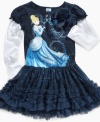 Your princess will shine like a jewel and look absolutely adorable in this Cinderella tutu dress by Disney.